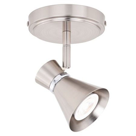 Vaxcel Alto 1 Light LED Brushed Nickel Adjustable Ceiling Spot Light C0218